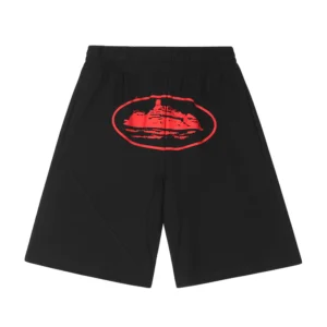 Corteiz-Alcatraz-Shorts-BLACK-RED